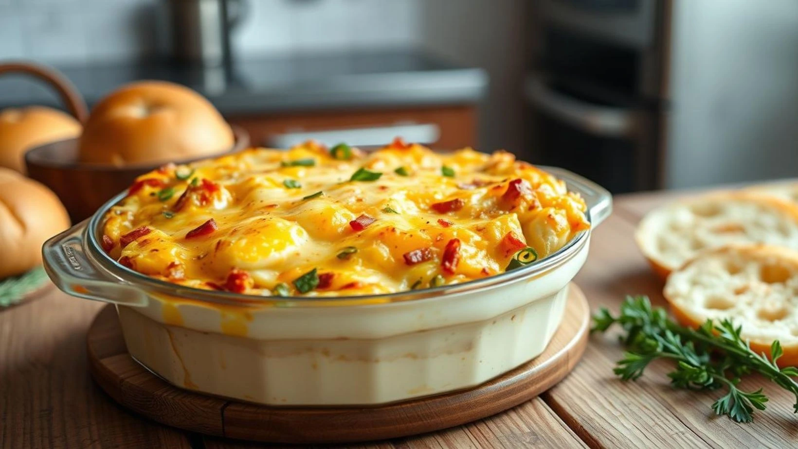 Cheesy Amish Breakfast Casserole