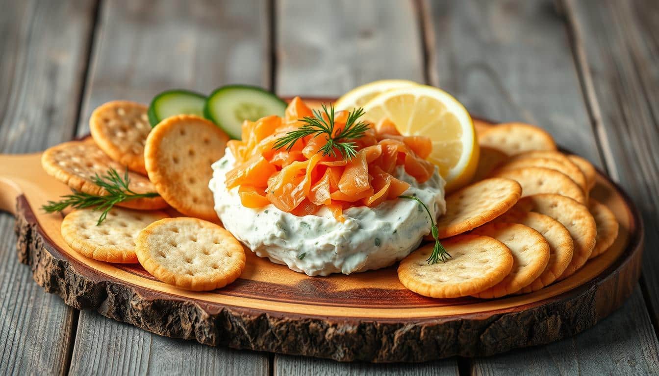 smoked salmon and cream cheese