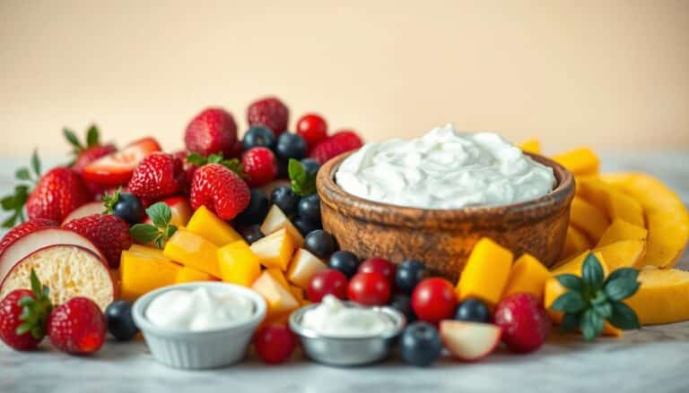 Marshmallow Creme Cream Cheese Fruit Dip
