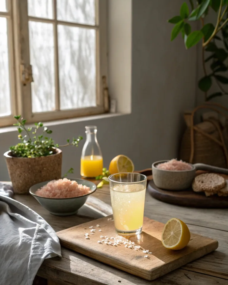 Oprah Pink Salt Trick for weight loss morning drink