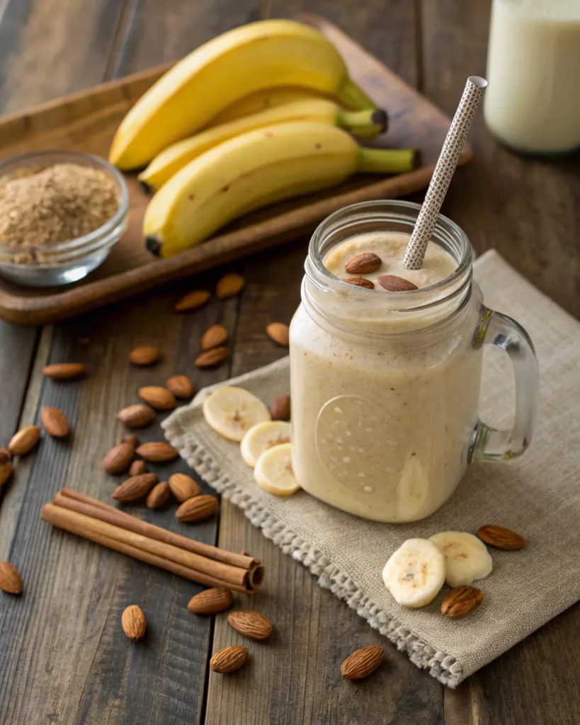 Banana almond smoothie