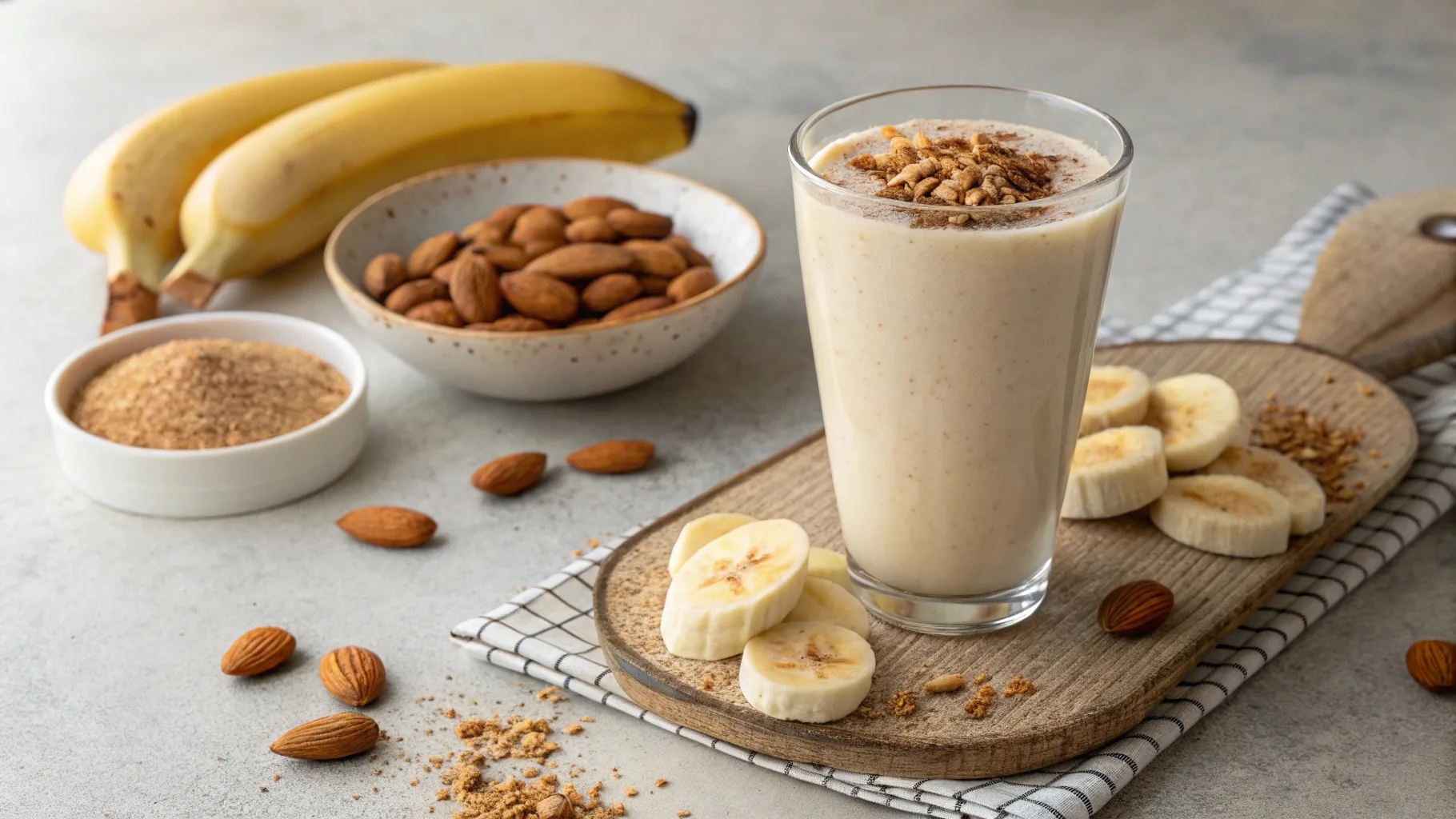 Banana almond smoothie