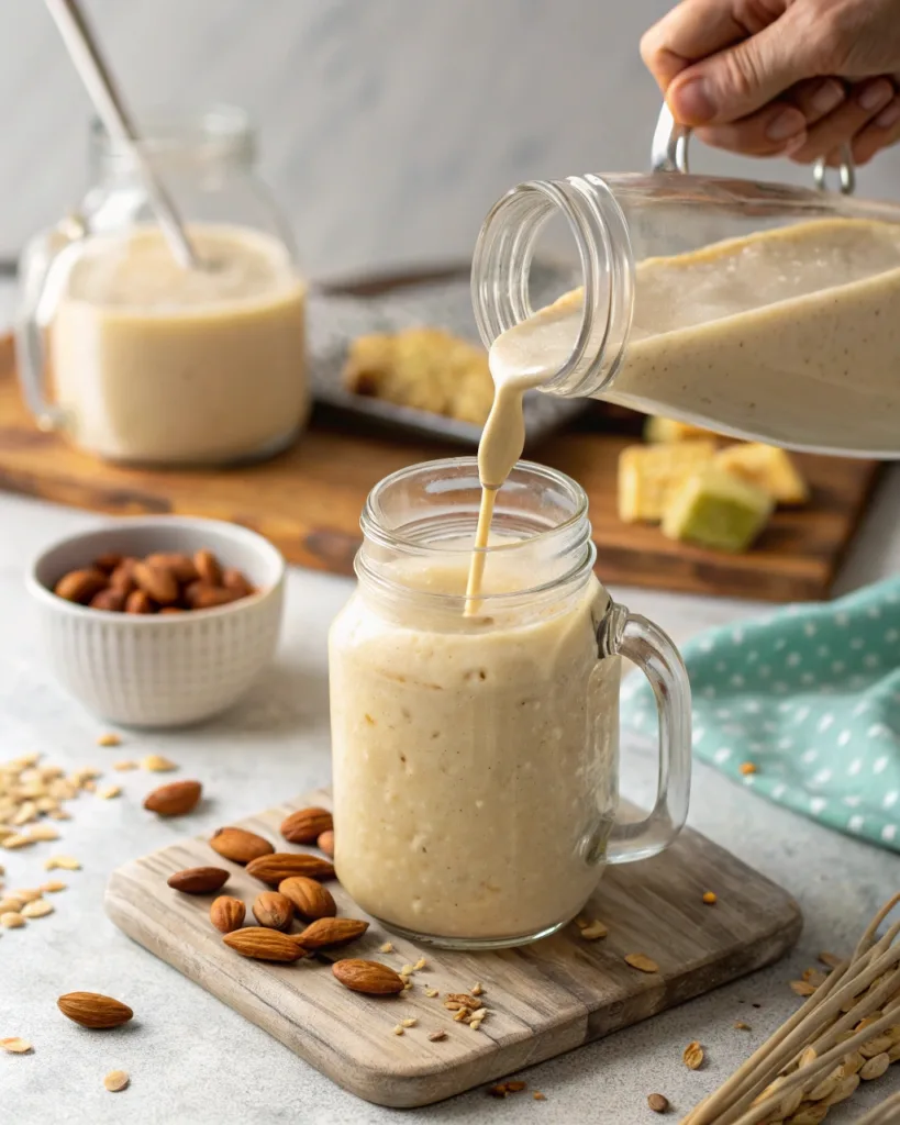 Banana almond smoothie