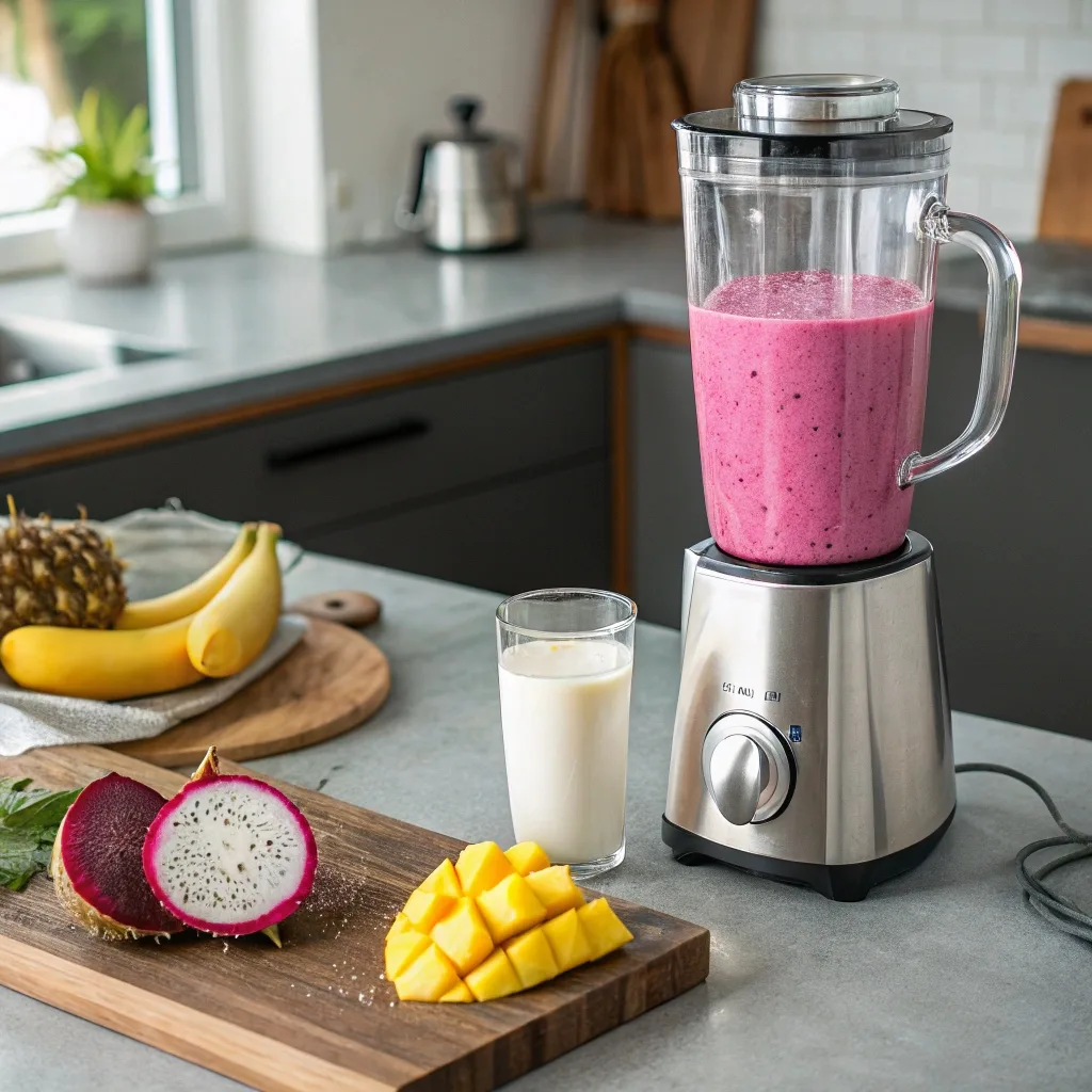 Ingredients for Tropical Dragon Fruit Bowl