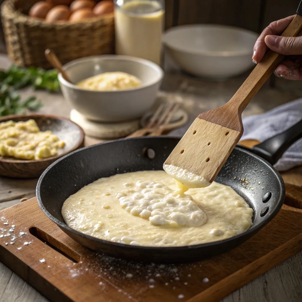 Cooking cottage cheese wraps