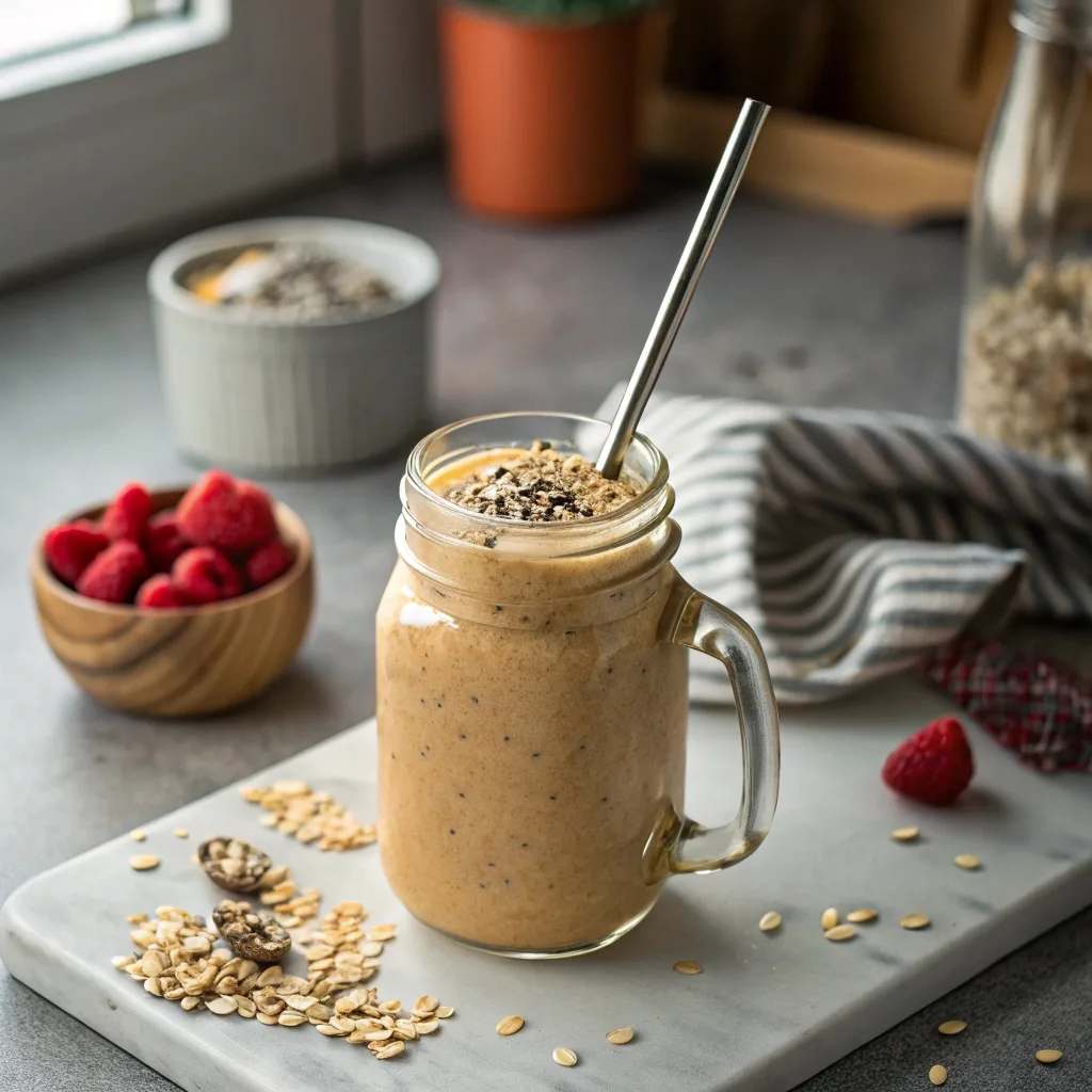 served oatzempic smoothie