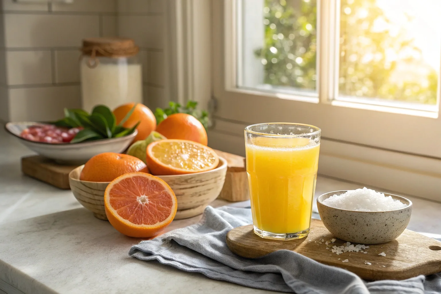 Cortisol cocktail for weight loss in morning light