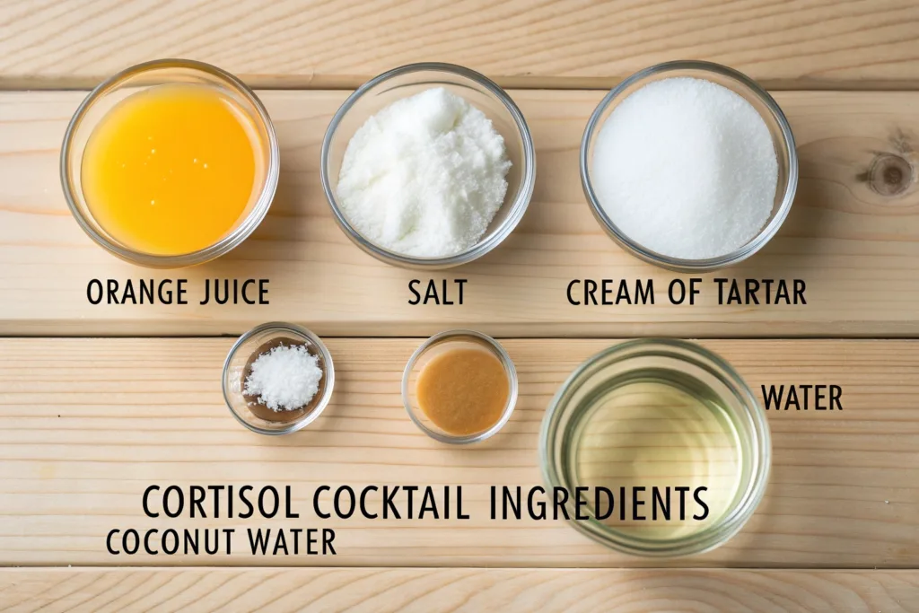 Cortisol cocktail for weight loss ingredients
