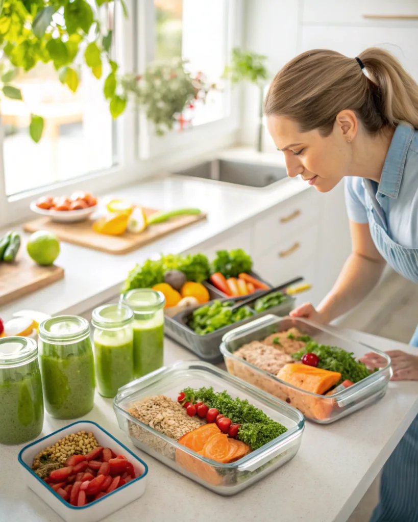 Detox and balanced diet meals weekly plan