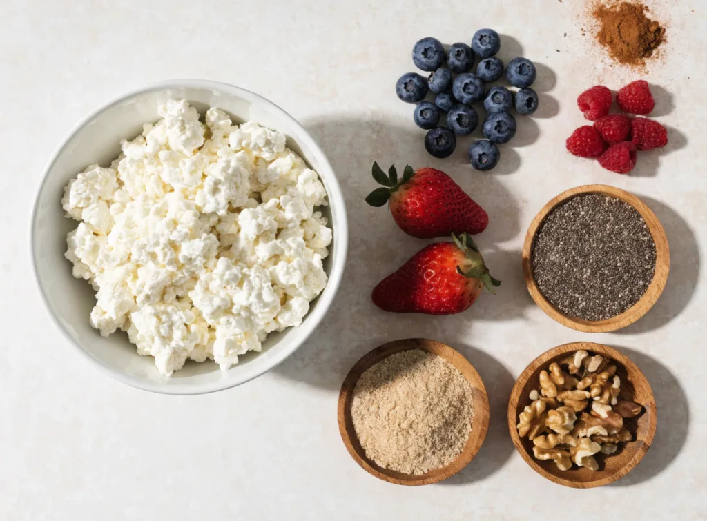 High protein cottage cheese weight loss bowl ingredients